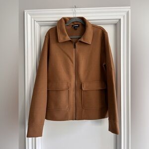 Men’s Express Tan Zip-Up Jacket